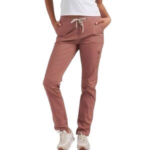 Vuori Ripstop Pants Womens Medium Copper Brown Stretch Hiking Organic Cotton